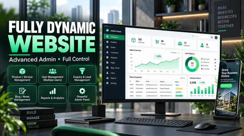 Fully Dynamic Website