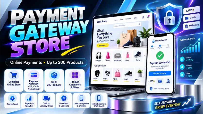 E-Commerce Website (Payment Gateway)